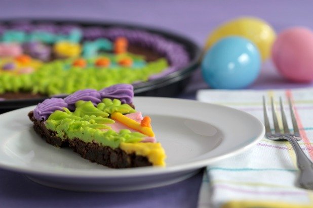 Easter Brownie Cake
